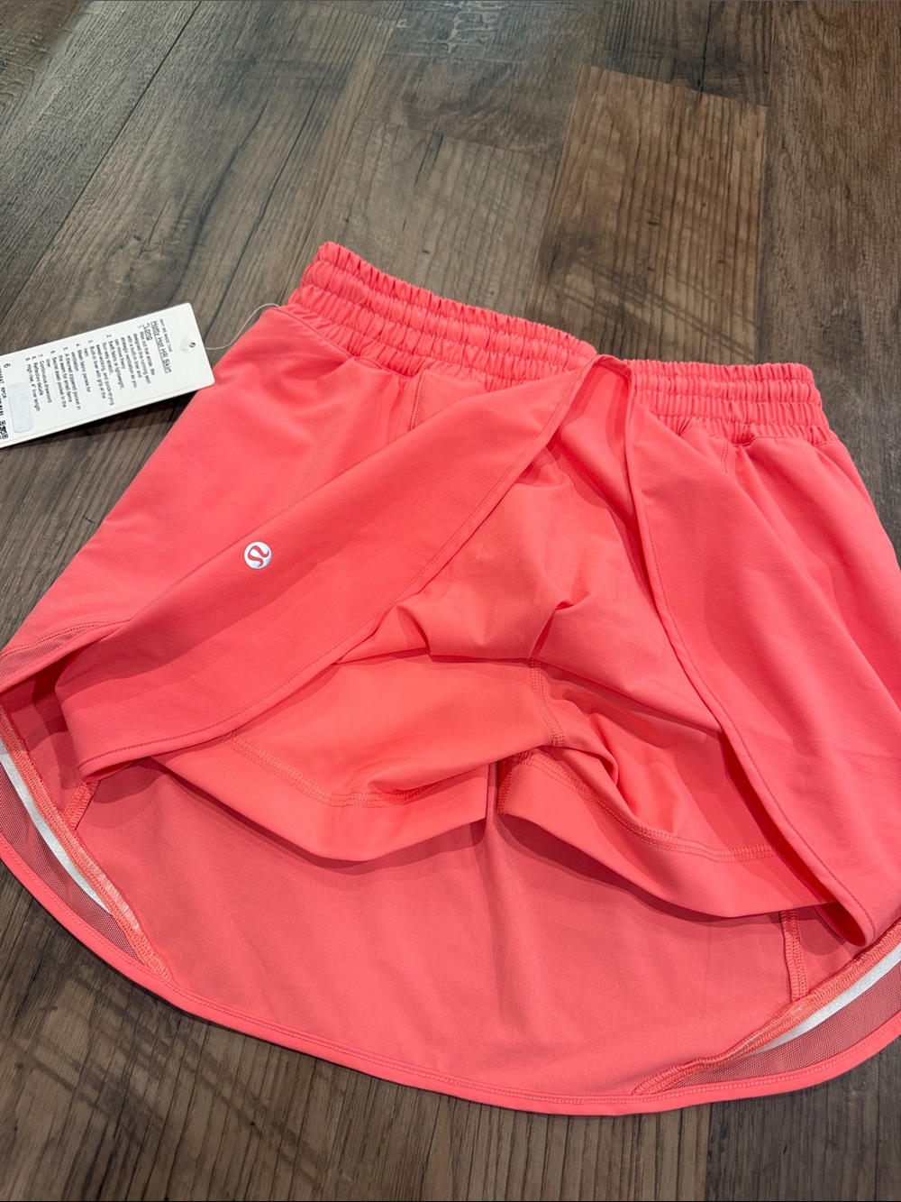Lululemon Hotty hot HR skirt Long size 6 Raspberry cream - Picture 4 of 4